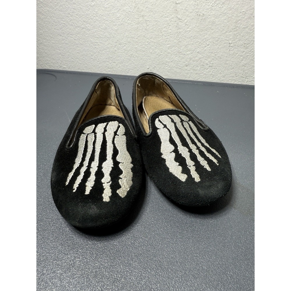 AKID‎ Skeleton Loafer Halloween Gothic Children's Shoe Size US 9  EU Size 25